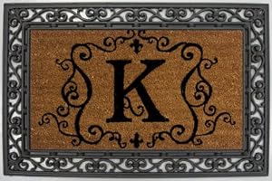 Monogram Coir Doormat - K
