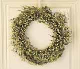 18 Green Bay Berry Wreath, Autumn Colors, Great Fall/ Thanksgiving Decoration.