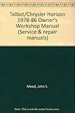 Horizon owners workshop manual