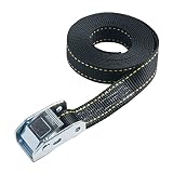25mm幅カムバックルベルト　エンドレスタイプ　6.5M　黒