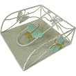 Butterfly Motif Metal Luncheon Napkin Holder