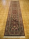 1 Burgundy Persian Tabriz Rug