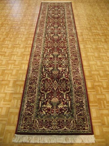 1 Burgundy Persian Tabriz Rug