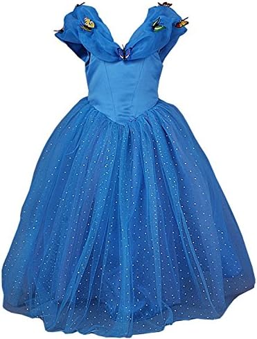 Newest 2015 Cindy Mid-Calf Ball Dress Costume for Kids Girls 3-7 Years (6)