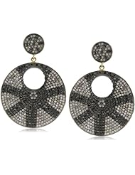 Shery Shabani "Red Carpet" Black and White Diamond Earrings