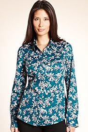 Pure Cotton Bird Floral Print Shirt