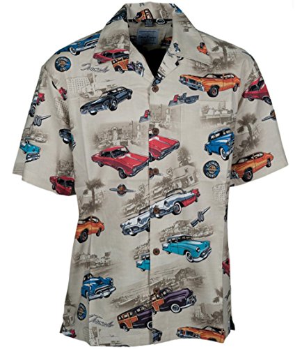 Olds Oldsmobile Classic Cars Hawaiian Camp Shirt by David Carey