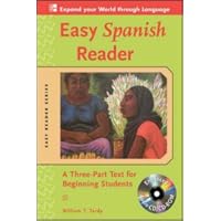 Easy Spanish Reader w/CD-ROM: A Three-Part Text for Beginning Students (Easy Reader Series)