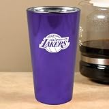 Los Angeles Lakers Purple Lusterware Pint Cup