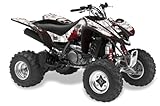 AMR Racing Suzuki LTZ 400 2003-2008 ATV Quad Graphic Kit - Bone Collector: White