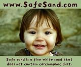50 Pounds of Natural White Sandbox Sand: Free Shipping/ Shipping Included