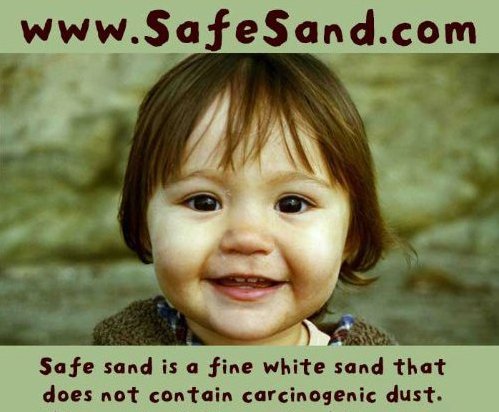 50 Pounds of Natural White Sandbox Sand: Free Shipping/ Shipping Included
