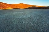 Dunes Rising from Dry Bed at Dead Vlei - 24