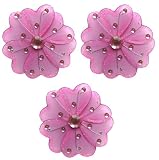 4 Dark Pink Mini Wire Daisy Flower nylon hanging ceiling wall baby nursery room wedding decor