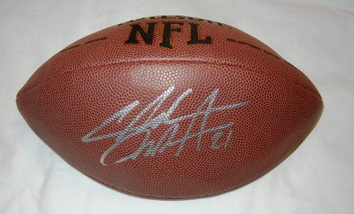 Charles Woodson Autographed NFL Football W/PROOF, Picture of Charles Signing For Us, Green Bay Packers, Super Bowl Champion, Oakland Raiders, Michigan Wolverines, Heisman Trophy Award, National Champion