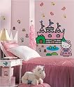 RoomMates RMK1200GM Hello Kitty Princess Castle Giant Peel and Stick Mural
