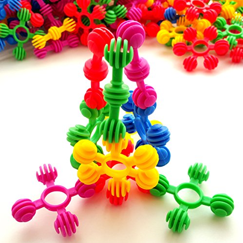 Star Flex Creative Connecting Construction Kit for Kids by Skoolzy