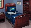 San Diego Chargers NFL Style Twin/Full 72x86 Comforter Set - NFL Football