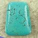 40mm green turquoise trapezoid ladder pendant bead