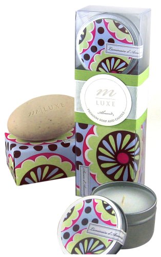 Mudlark Alice Mluxe Soap Candle, Acetate Box With Band & Ribbon by Mudlark