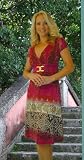 Designer Casual Print Party Dress