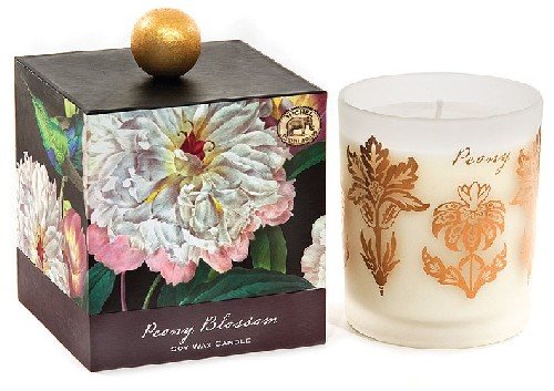 ミッシェルデザインワークス 安心の植物性ワックス使用☆大きいサイズの豪華アロマキャンドル　ピオニーブロッサム