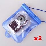 Neewer 2x Underwater Camera Waterproof Dry Jacket Case Lens Diving wp12