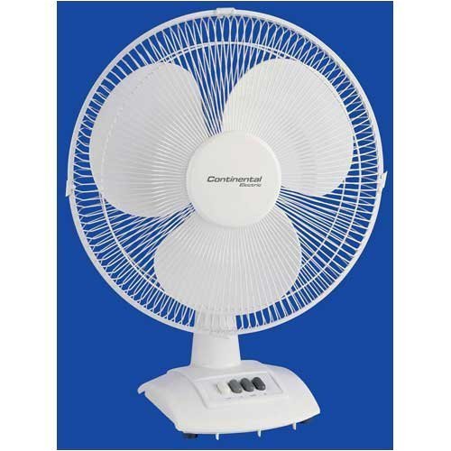 Continental Electric Continental Desk Fan 16' Oscillating 3 Speed