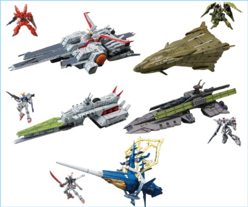コスモ フリート コレクション 機動戦士ガンダムACT6 アニメ フィギュア メガハウス（ノーマル５種セット）