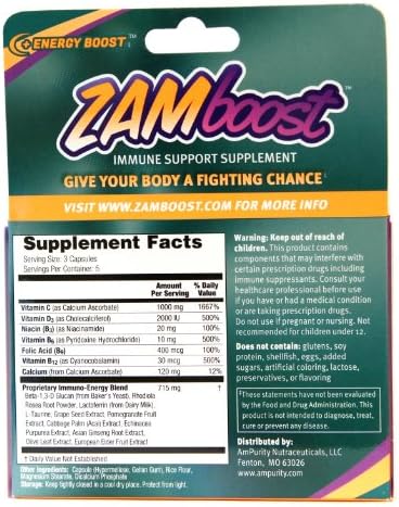 Zamboost + Energy Immune System Supplement (5-day)