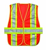 Custom Leathercraft SV29L Expandable Vest Class 2, Large, Orange by Custom Leathercraft