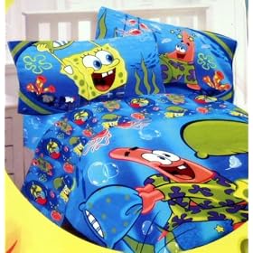 SpongeBob Squarepants Pajama Party Sheet Set
