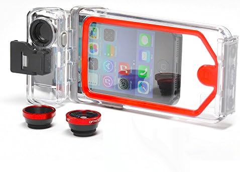 Optirx PhotoX Waterproof Housing with Macro and Flat Lens for Apple iPhone 5 / 5s