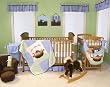 NOAH'S ARK - 4 PC CRIB SET - BABY BEDDING SETS