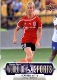 2011 Upper Deck World of Sports Soccer Card #267 Heather Mitts Atlanta Beat - ENCASED Trading Card