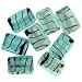 Light Green Zebra Silver Foil Murano Glass Bracelet Loose Beads