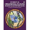 Ornamental Flower Stained Glass Pattern Book: 83 Designs for Workable Projects (Dover Stained Glass Instruction)