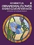 Ornamental Flower Stained Glass Pattern Book (Dover Stained Glass Instruction)