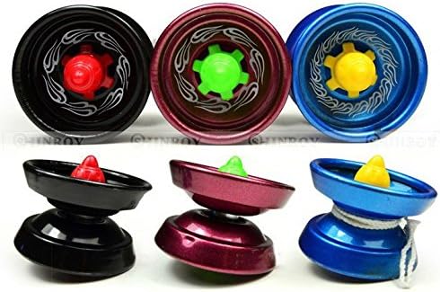 Cool Aluminum Design Professional YoYo Ball Bearing String Trick Alloy Kids New