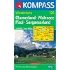 Glarnerland - Walensee - Pizol - Sarganserland 1 : 50 000: Wanderkarte mit Orts- und Namensregister. GPS-geeignet