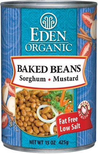 Eden Organic Baked Beans, Fat Free - Low Salt, 15-Ounce Cans (Pack of 12) by Eden Organic
