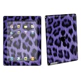 Apple iPad 3 The New ipad 3rd Gen Tablet Vinyl Protection Decal Skin Purple Cheetah
