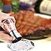 LauKingdom Salt and Pepper Grinder Set, Brushed Stainless Steel Pepper Mill and Salt Mill (Set of 2)