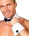Rubie's Costume Co. Men's Deluxe Collar, Tie, and Cuffs Costume Accessory, As Shown, One Size