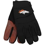 Denver Broncos Black Deluxe Utility Work Gloves