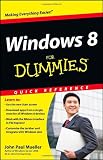 Windows 8 For Dummies Quick Reference (For Dummies (Computer/Tech))