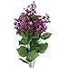 Purple Artificial Lilac Floral Bush for Indoor Decor