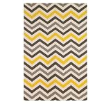 DwellStudio Zig Zag Citrine Rug, 5 by 8-Feet