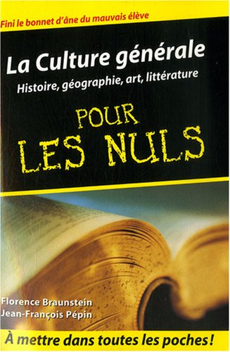 La culture générale pour les Nuls