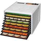 Excalibur 3900 Food Dehydrator - 9 Tray - White - Food Dryer Kitchen Appliance - Food Storage & More